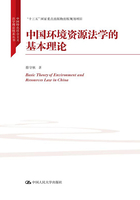 中国环境资源法学的基本理论（“十三五”国家重点出版物出版规划项目）